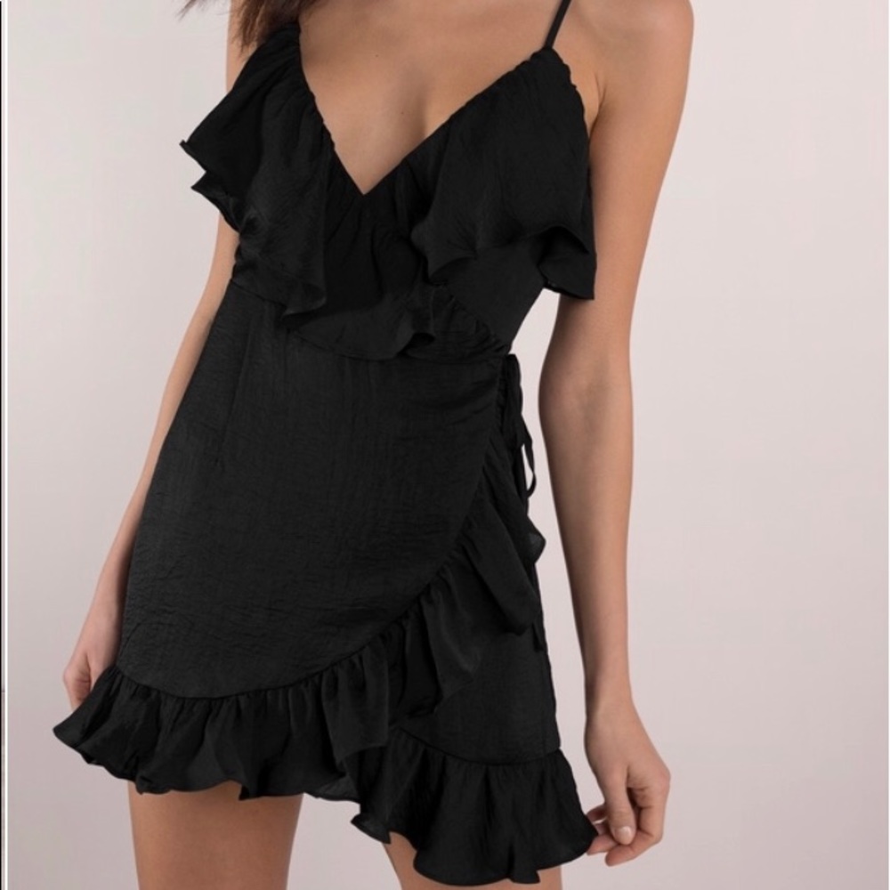 Scarlett Black Ruffles Dress